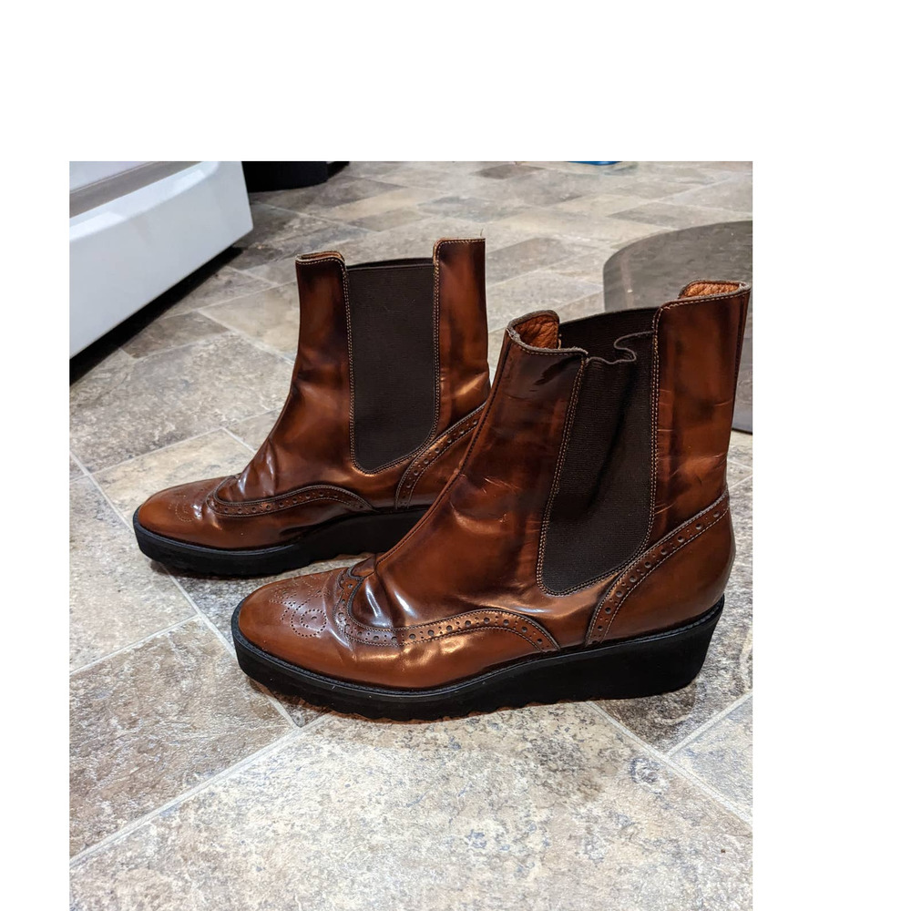 Guglielmo Rotta Italian wingtip chelsea boots